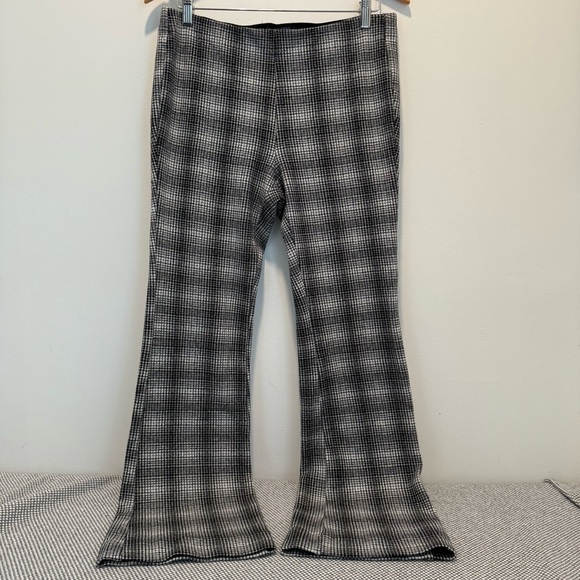 Anthropologie Maeve Plaid Bootcut Pants size M - Picture 2 of 14